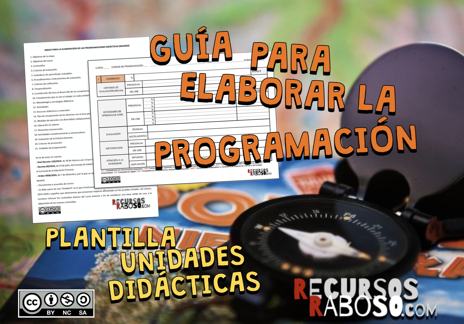 Guía Elaboración Programaciones Didácticas – RECURSOS RABOSO